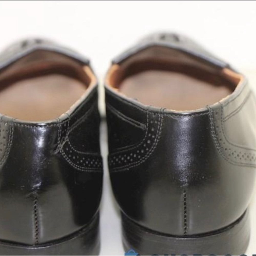 Men’s Bostonian Classic Black tassel leather loafers size 10M - Picture 2 of 8